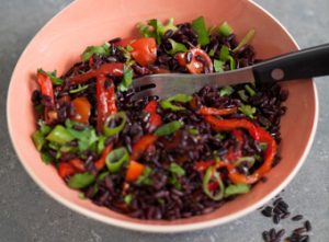 Fast Black Rice Salad