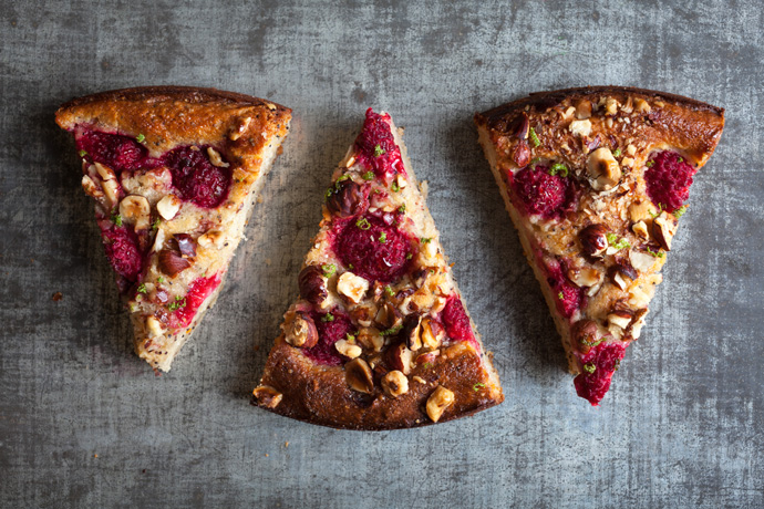 Gluten free raspberry & lime yoghurt cake