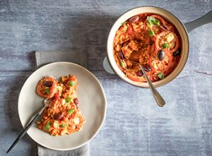UK National Vegetarian Week - One Pot Pasta & Pearl Barley Bake from Love Your Gut